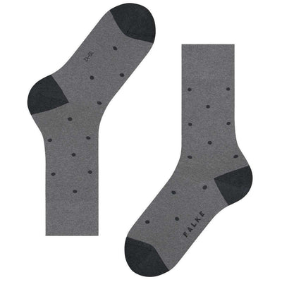 Falke Grey Dot Socks