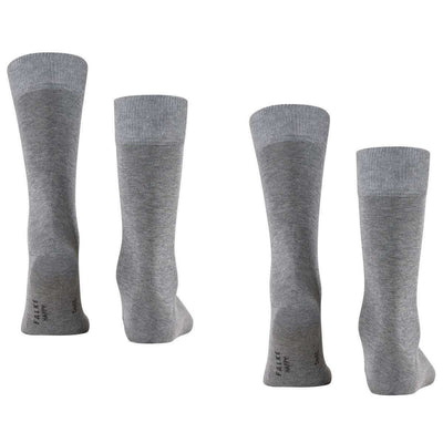 Falke Grey Happy 2 Pack Socks