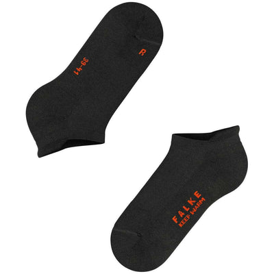Falke Grey Keep Warm Sneaker Socks