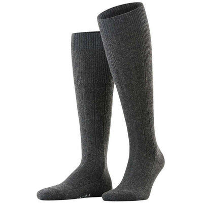 Falke Grey Lhasa Rib Knee High Socks