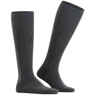 Falke Grey Lhasa Rib Knee High Socks