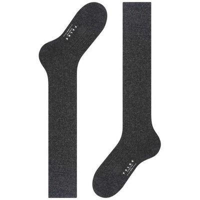 Falke Grey Lhasa Rib Knee High Socks