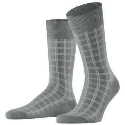 Falke Grey Modern Tailor Socks