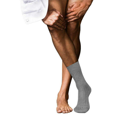 Falke Grey No 13 Finest Piuma Cotton Socks