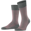 Falke Grey Oxford Stripe Socks