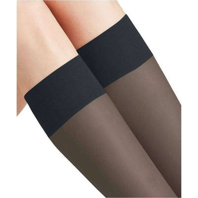Falke Grey Pure Matt 20 Denier Knee High Tights