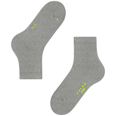 Falke Grey Run Rib Short Socks