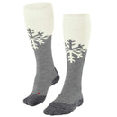 Falke Grey SK2 Intermediate Skiing Knee High Socks