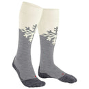 Falke Grey SK2 Intermediate Skiing Knee High Socks