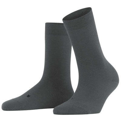 Falke Grey Stabilizing Wool Everyday Socks