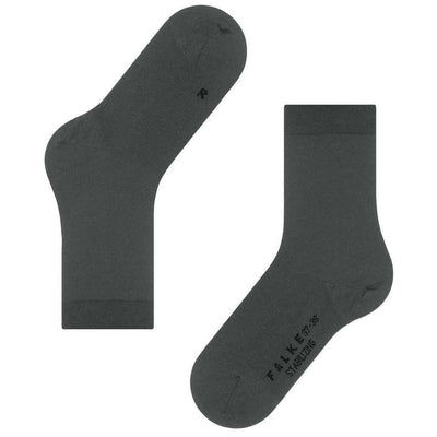 Falke Grey Stabilizing Wool Everyday Socks