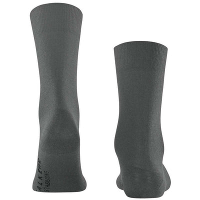 Falke Grey Stabilizing Wool Everyday Socks