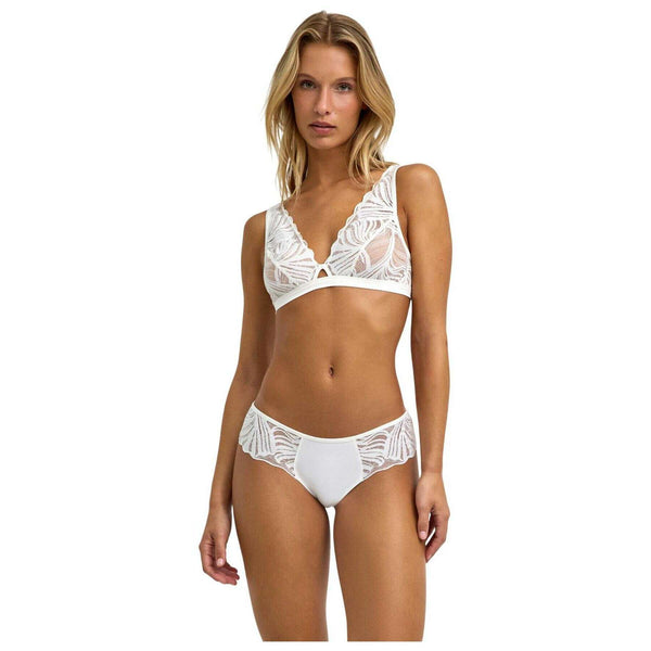 Falke Ivory Delicate Touch Triangle Bralette
