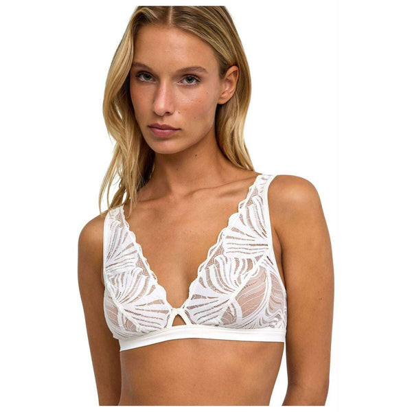 Falke Ivory Delicate Touch Triangle Bralette