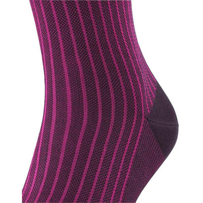 Falke Lilac Oxford Stripe Socks
