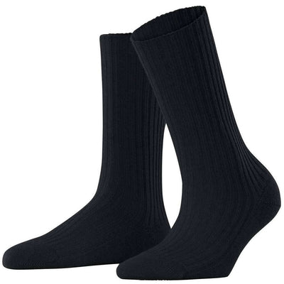 Falke Navy Cosy Wool Boot Socks