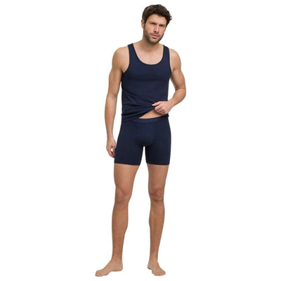 Falke Navy Daily Comfort 2-Pack Long Leg Boxer