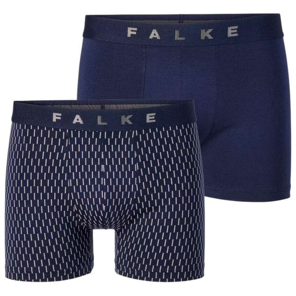 Falke Navy Daily Comfort Printed 2-Pack Boxer Brief