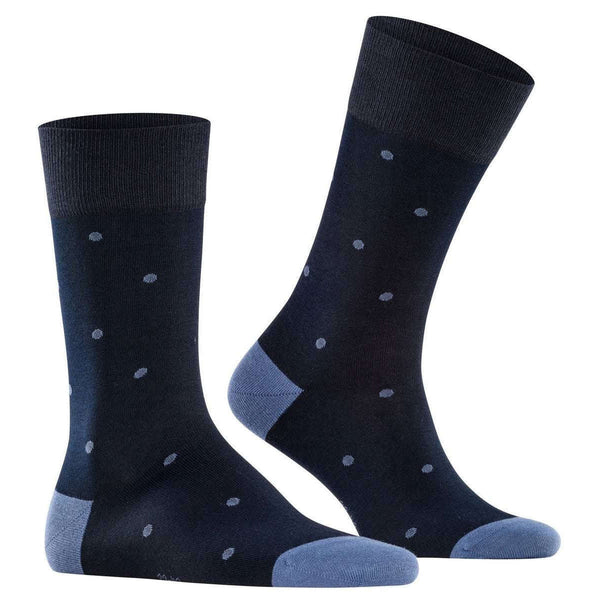 Falke Navy Dot Socks