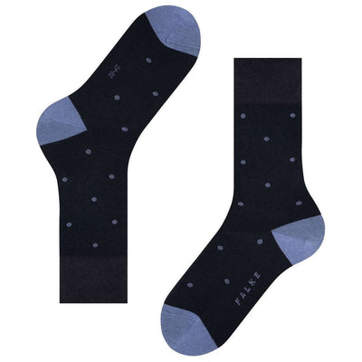 Falke Navy Dot Socks