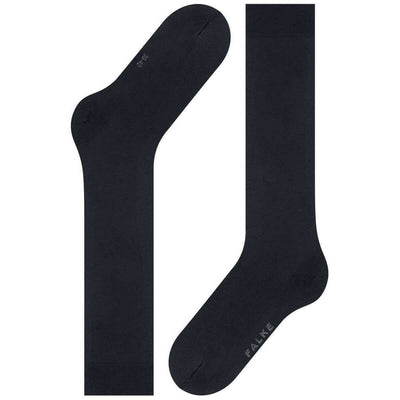 Falke Navy Fine Softness 50 Denier Knee High Socks