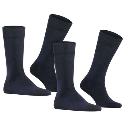 Falke Navy Happy 2 Pack Socks