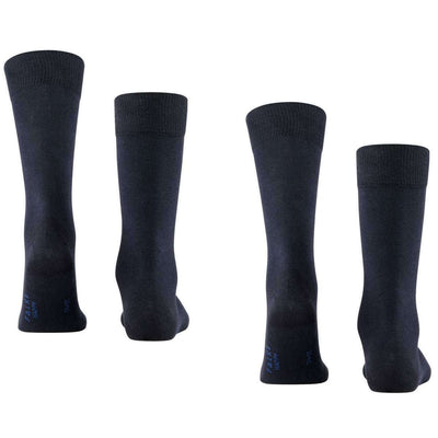 Falke Navy Happy 2 Pack Socks