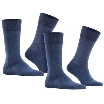 Falke Navy Happy 2 Pack Socks