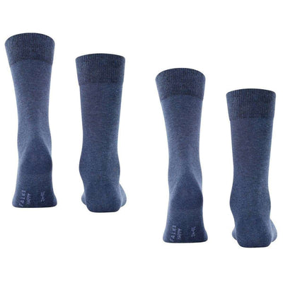 Falke Navy Happy 2 Pack Socks