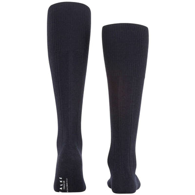 Falke Navy Lhasa Rib Knee High Socks
