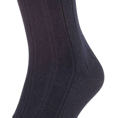 Falke Navy Lhasa Rib Knee High Socks