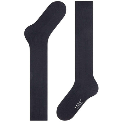Falke Navy Lhasa Rib Knee High Socks