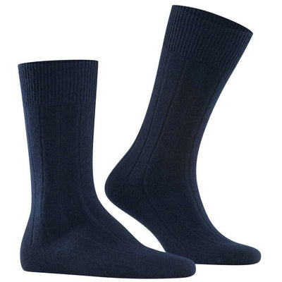 Falke Navy Lhasa Rib Socks