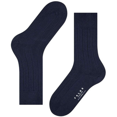 Falke Navy Lhasa Rib Socks