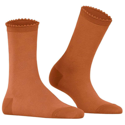 Falke Orange Bold Dot Socks