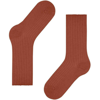 Falke Orange Cosy Wool Boot Socks
