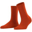 Falke Orange Cosy Wool Socks