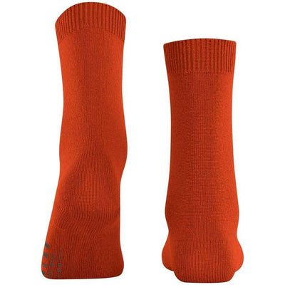 Falke Orange Cosy Wool Socks