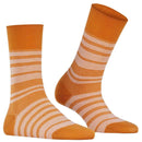 Falke Orange Sensitive Sunset Stripe Socks