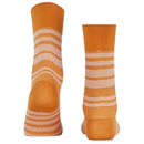 Falke Orange Sensitive Sunset Stripe Socks