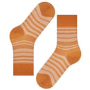 Falke Orange Sensitive Sunset Stripe Socks