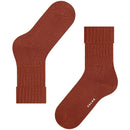 Falke Orange Striggings Rib Boot Socks