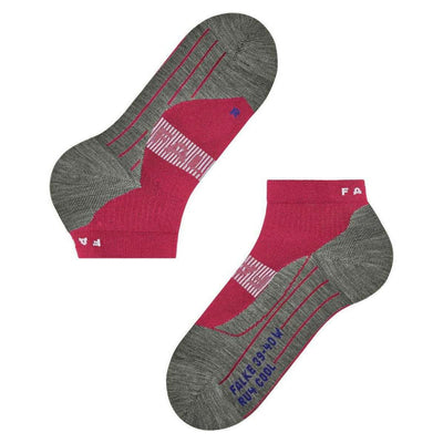 Falke Pink RU4 Endurance Running Cool Short Socks