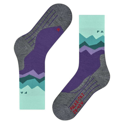 Falke Purple TK2 Crest Explore Trekking Socks