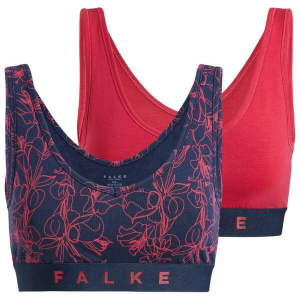 Falke Red Daily Comfort Print 2-Pack Bustier Bralette