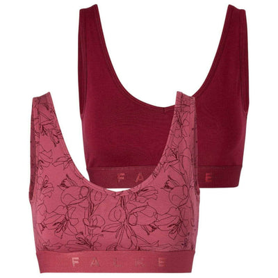 Falke Red Daily Comfort Print 2-Pack Bustier Bralette