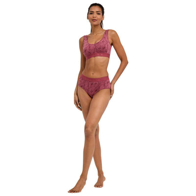 Falke Red Daily Comfort Print 2-Pack Hipster Brief