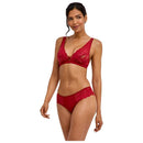 Falke Red Delicate Touch Triangle Bralette
