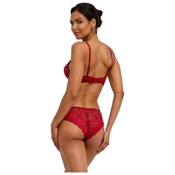 Falke Red Delicate Touch Triangle Bralette