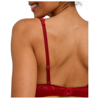 Falke Red Delicate Touch Triangle Bralette